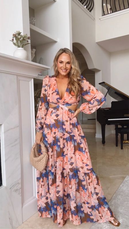 Obsessed with this floral long sleeve maxi dress! Super cute to wear for an Easter brunch! I’m wearing a size small, true to size! 
#Easterbrunchdress #Vacationdress #Easterdress

#LTKwedding #LTKFind #LTKstyletip