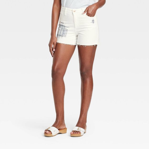 Women's High-Rise Vintage Midi Jean Shorts - Universal Thread™ | Target