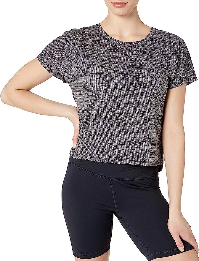Amazon Brand - Core 10 Women's Jacquard Mesh T-Shirt | Amazon (US)