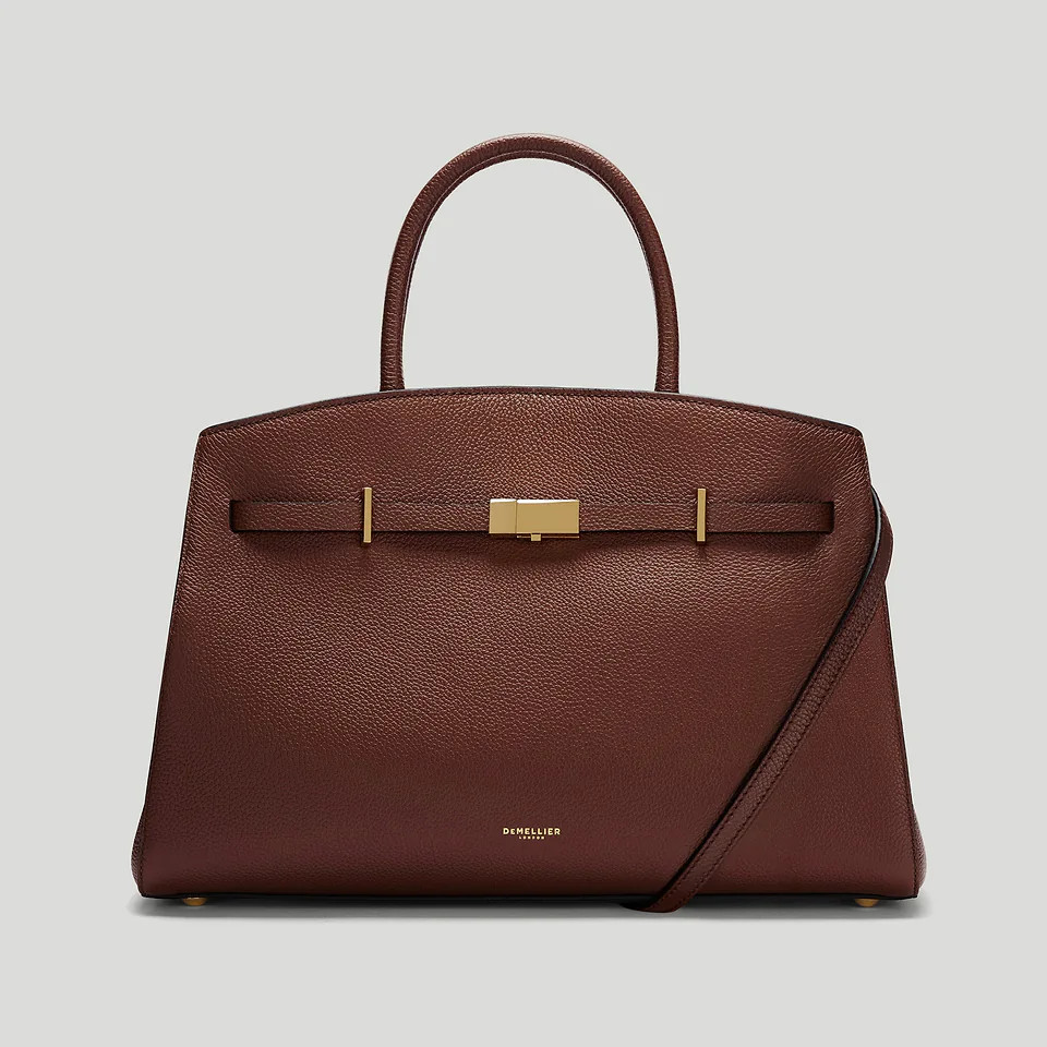 The Midi Hudson | Warm Brown Small Grain | DeMellier | DeMellier