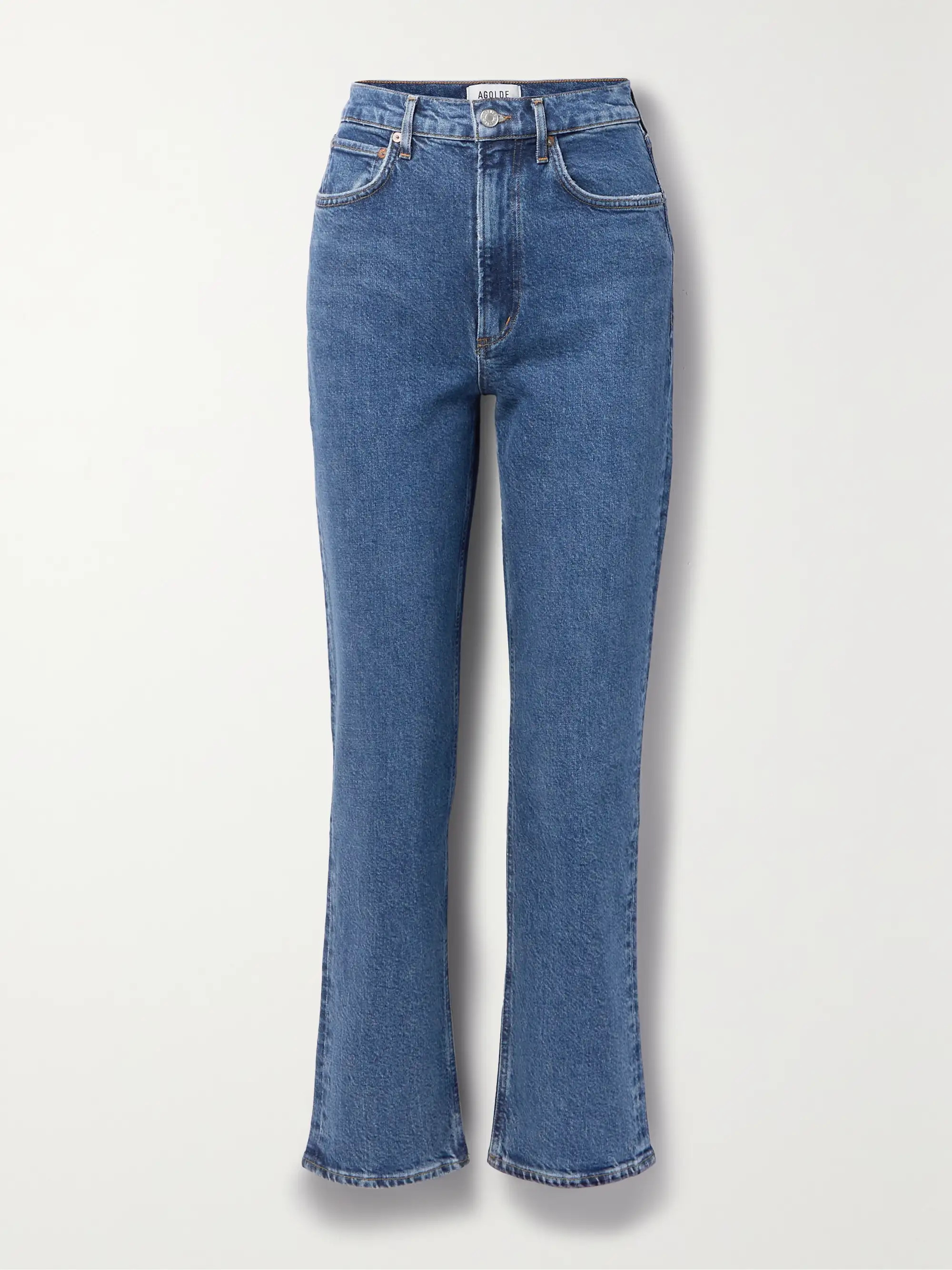 + NET SUSTAIN High Rise Stovepipe straight-leg organic jeans | NET-A-PORTER (UK & EU)