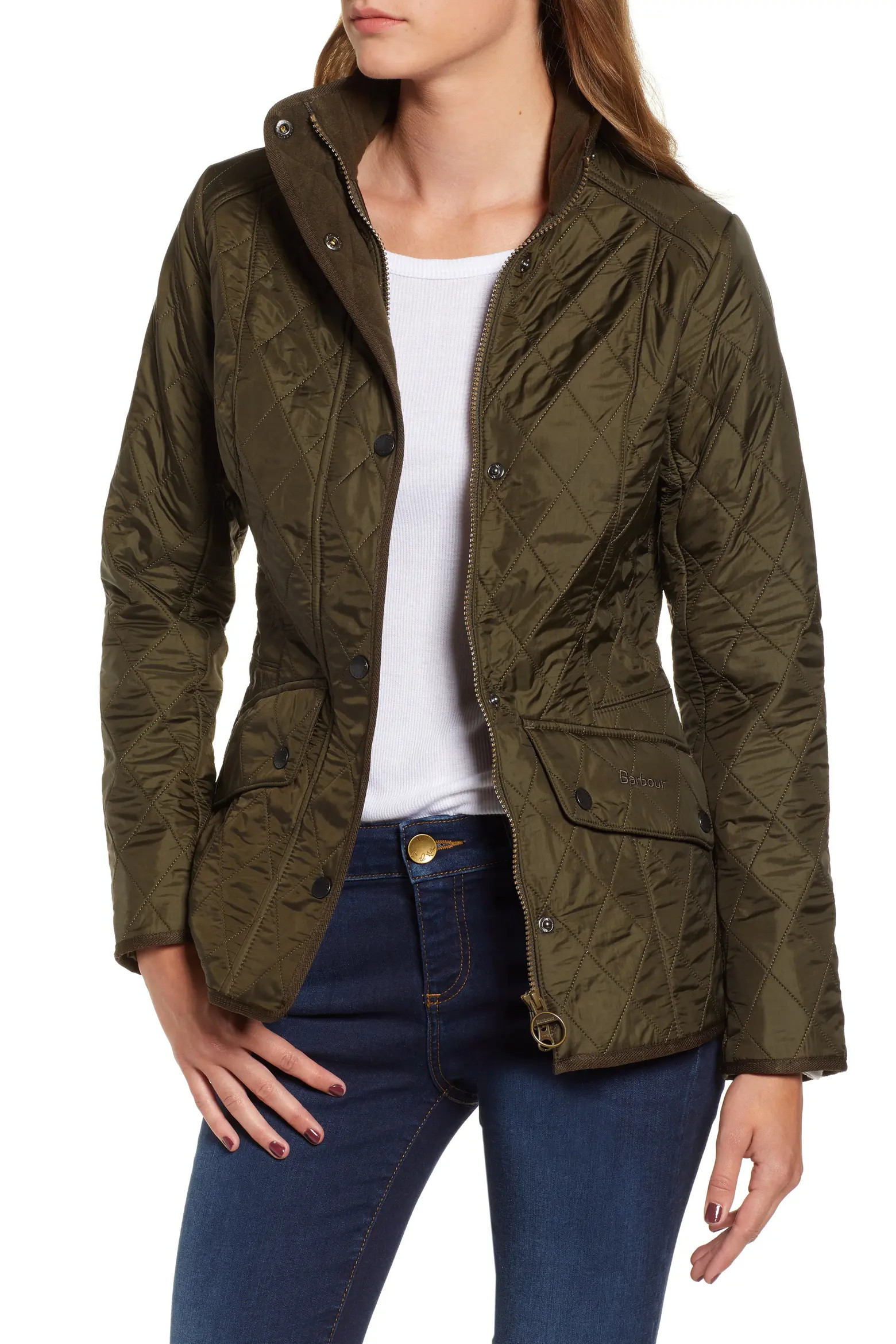 Barbour Cavalry Fleece Lined Quilted Jacket (Women) | Nordstrom | Nordstrom