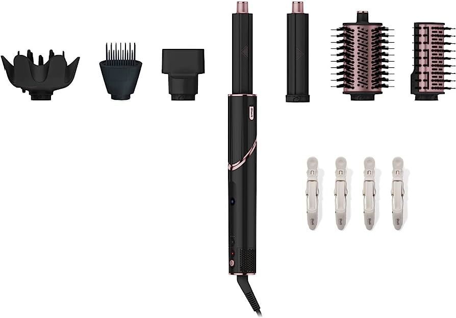 Shark HD440BK FlexStyle Air Drying & Styling System with Wide Tooth Comb and Non-Slip Clips | Amazon (US)