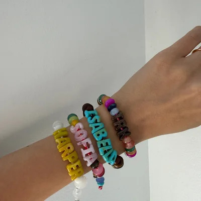 Wear Everywhere Waterproof Custom Bracelet - Light Multi/Pink | BaubleBar