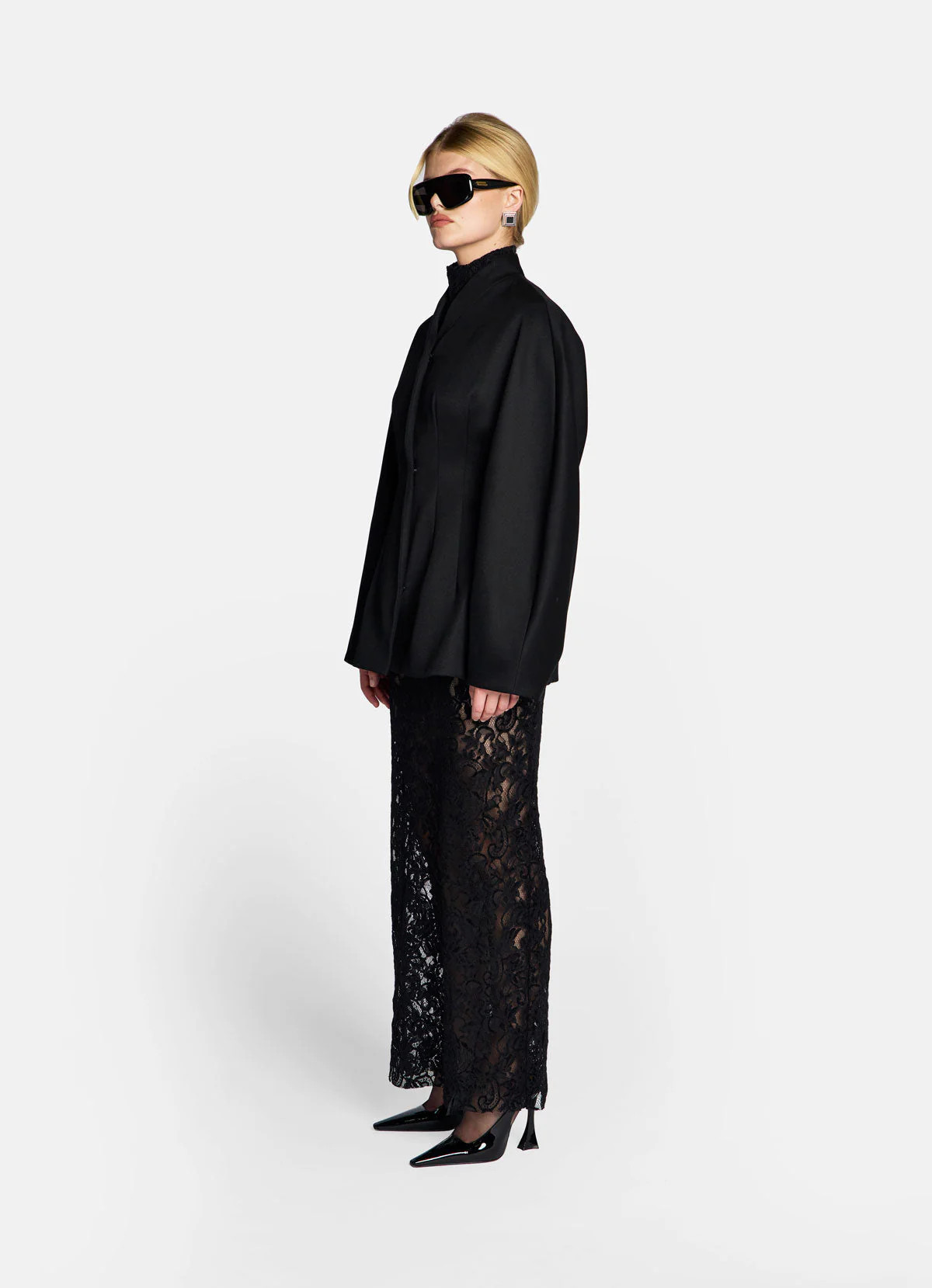 Black Hourglass Blazer | DE SAVARY LONDON