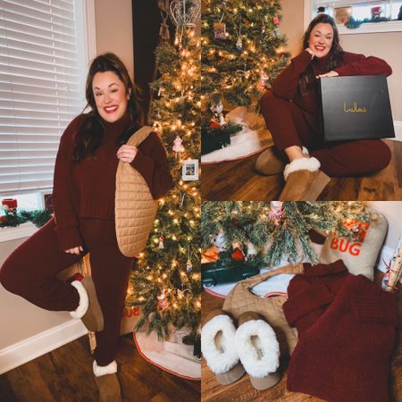 The perfect Christmas Day Comfy Fit! Entire fit from Lulus! Wearing a size large in the set! 🎅🏼

#LTKHoliday #LTKSeasonal #LTKmidsize