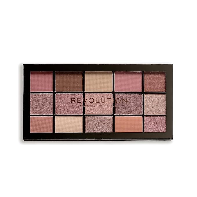 Revolution, Reloaded Eyeshadow Palette, Includes 15 Highly Pigmented Shades, Matte & Shimmer Fini... | Amazon (US)
