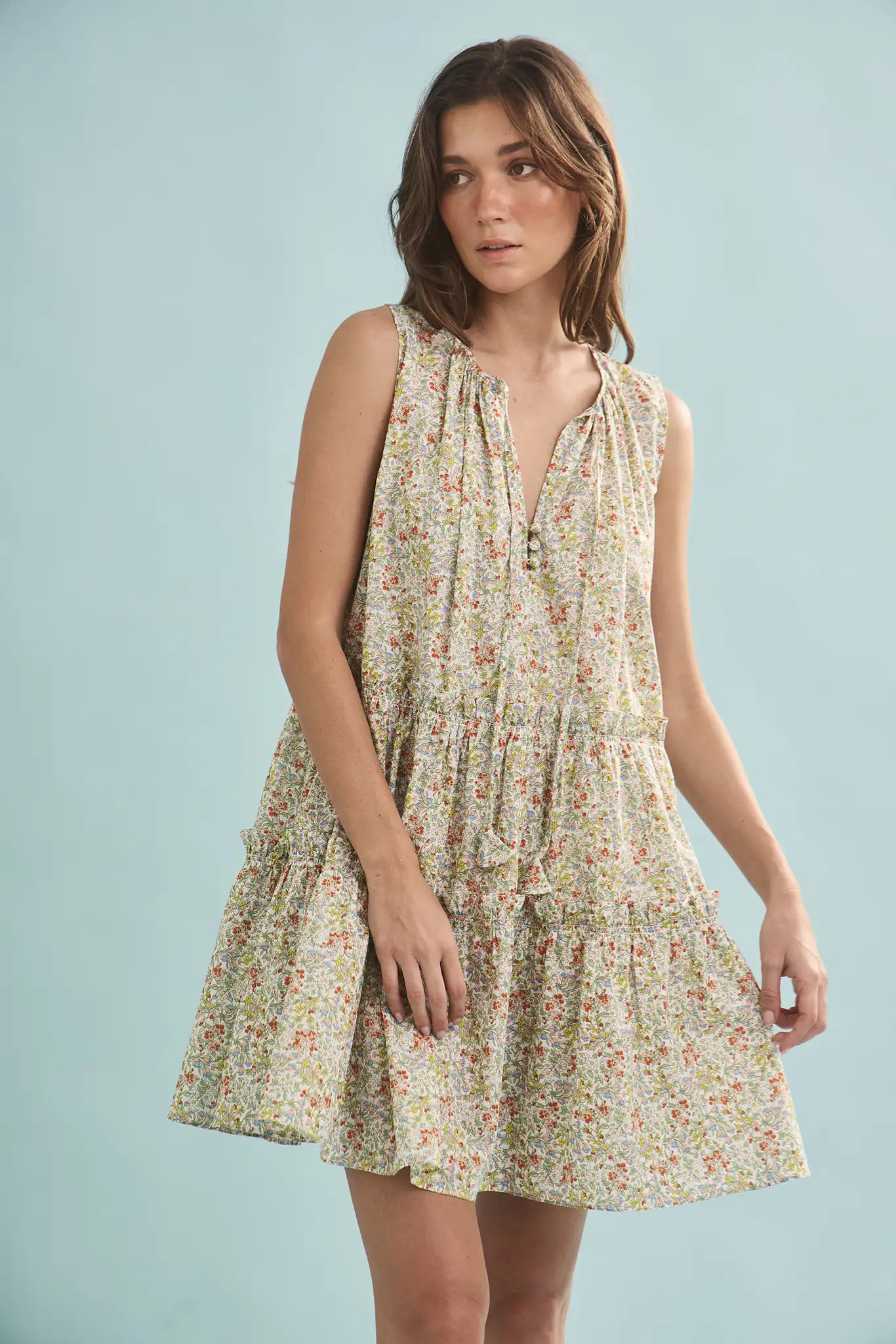 Fawn Dress | Flowy Summer Mini Dress | Hunter Bell | Hunter Bell
