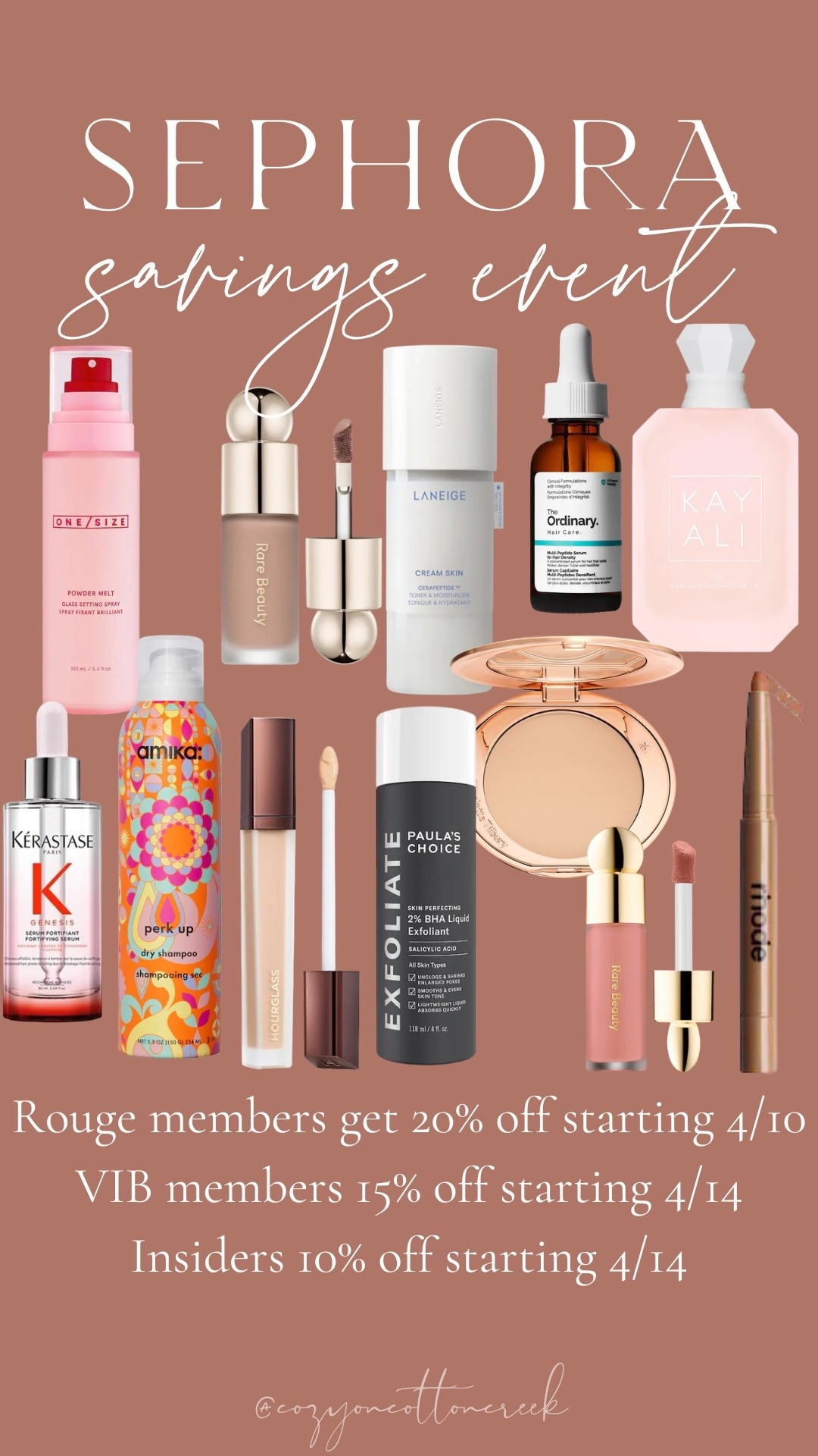 Sephora sale ends tomorrow.
Use code SPRINGSALE 

#LTKSaleAlert #LTKBeauty