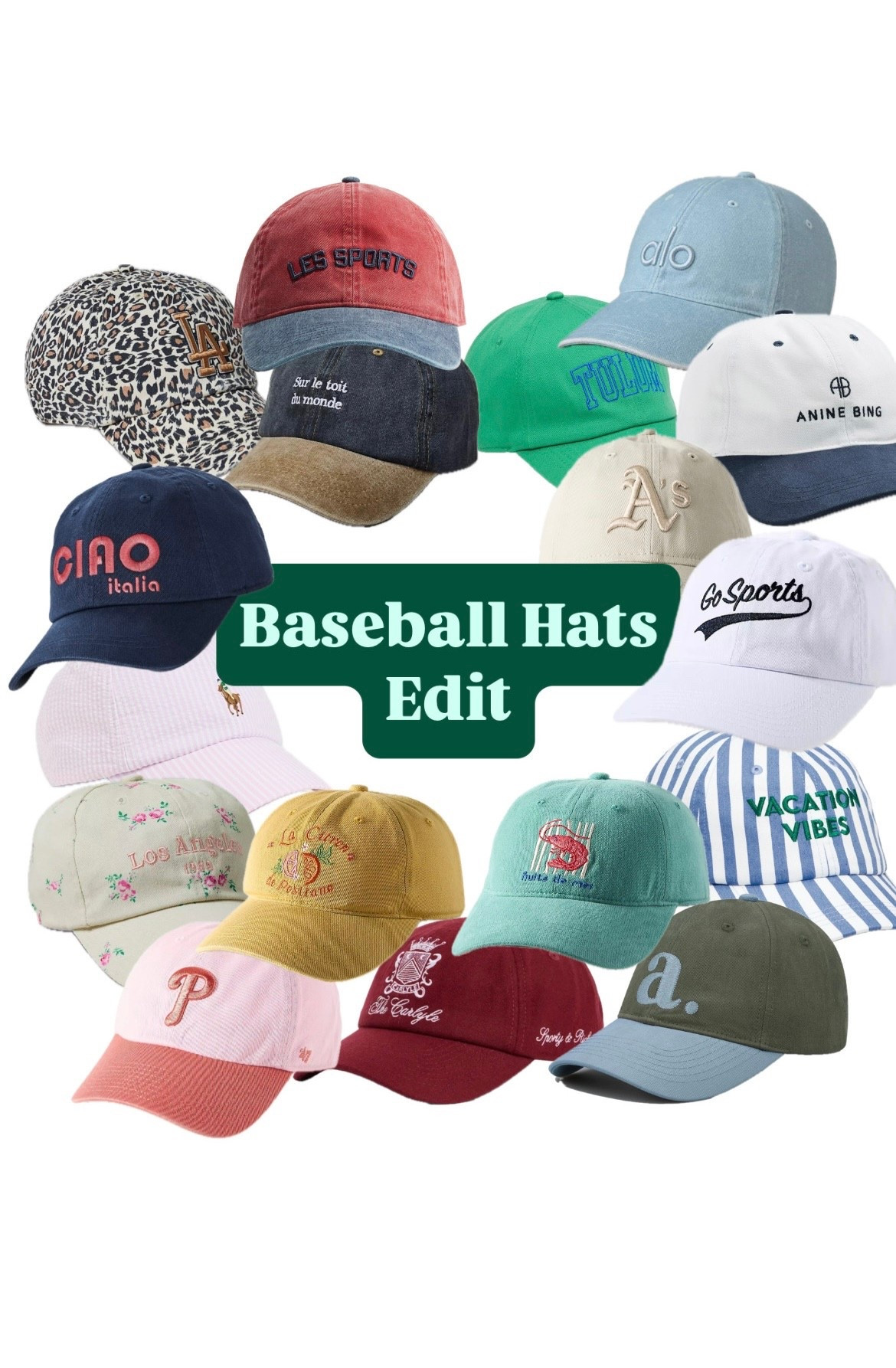 Baseball Hat Picks 

#LTKOver40 #LTKStyleTip #LTKSummerEdit