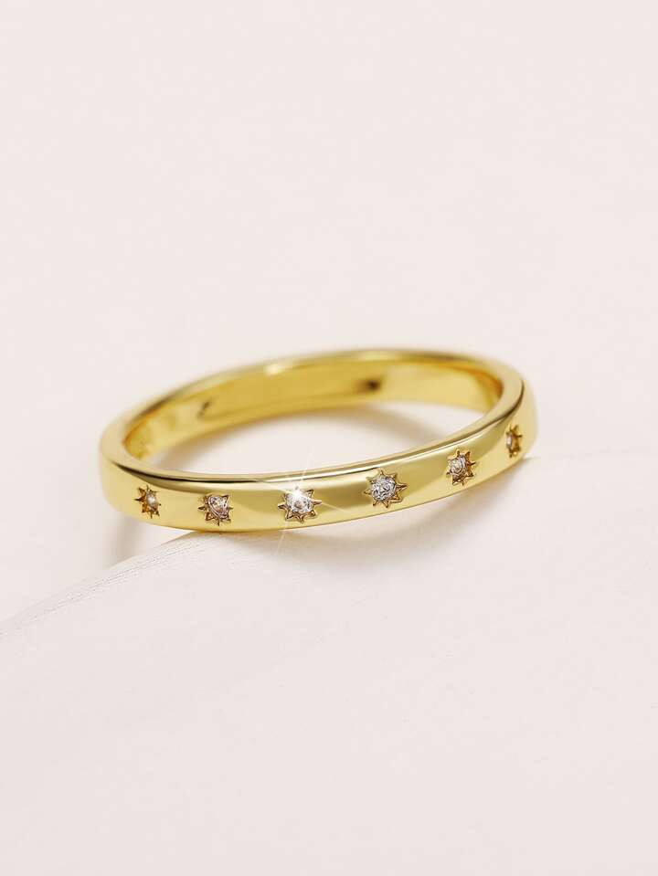 1 Piece Fashion Cubic Zirconia Ring for Women for Valentine's Day Gift Wedding Engagement...1 Piece Fashion Cubic Zirconia Ring for Women | SHEIN