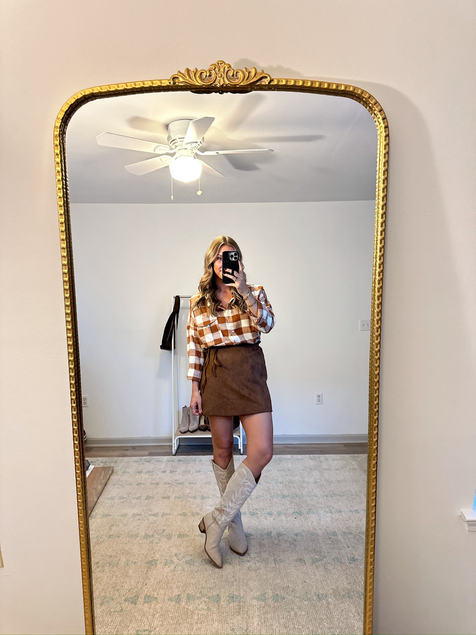 Cozy fall outfit! 

Thanksgiving outfit 
Fall outfit 
Boots 
Flannel 
Moreewithmo 

#LTKFindsUnder50 #LTKSeasonal #LTKHoliday