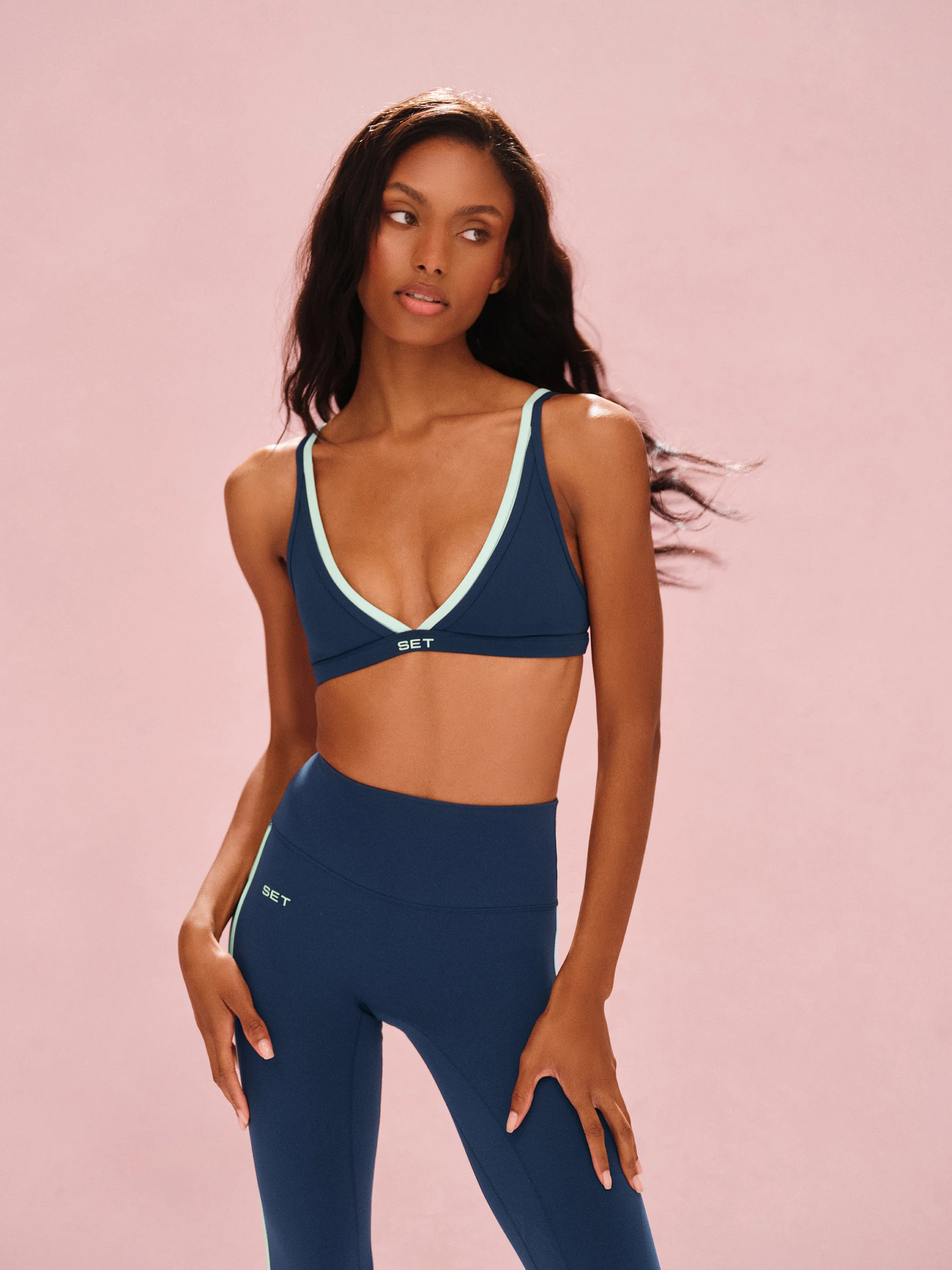 LUXFORM\u00ae LUX LAYERED TRIANGLE BRA - SPEARMINT | SET Active