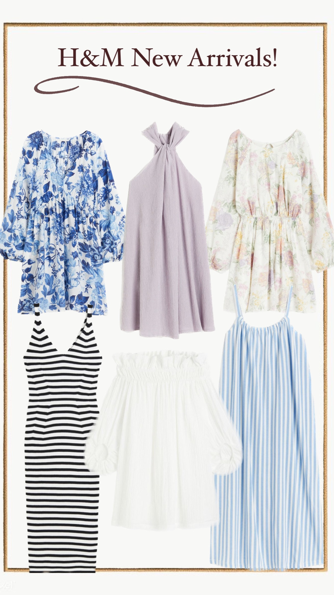 New summer styles from H&M!

Summer dress, dresses, floral print, body con, nautical theme

#LTKSeasonal #LTKunder50 #LTKunder100