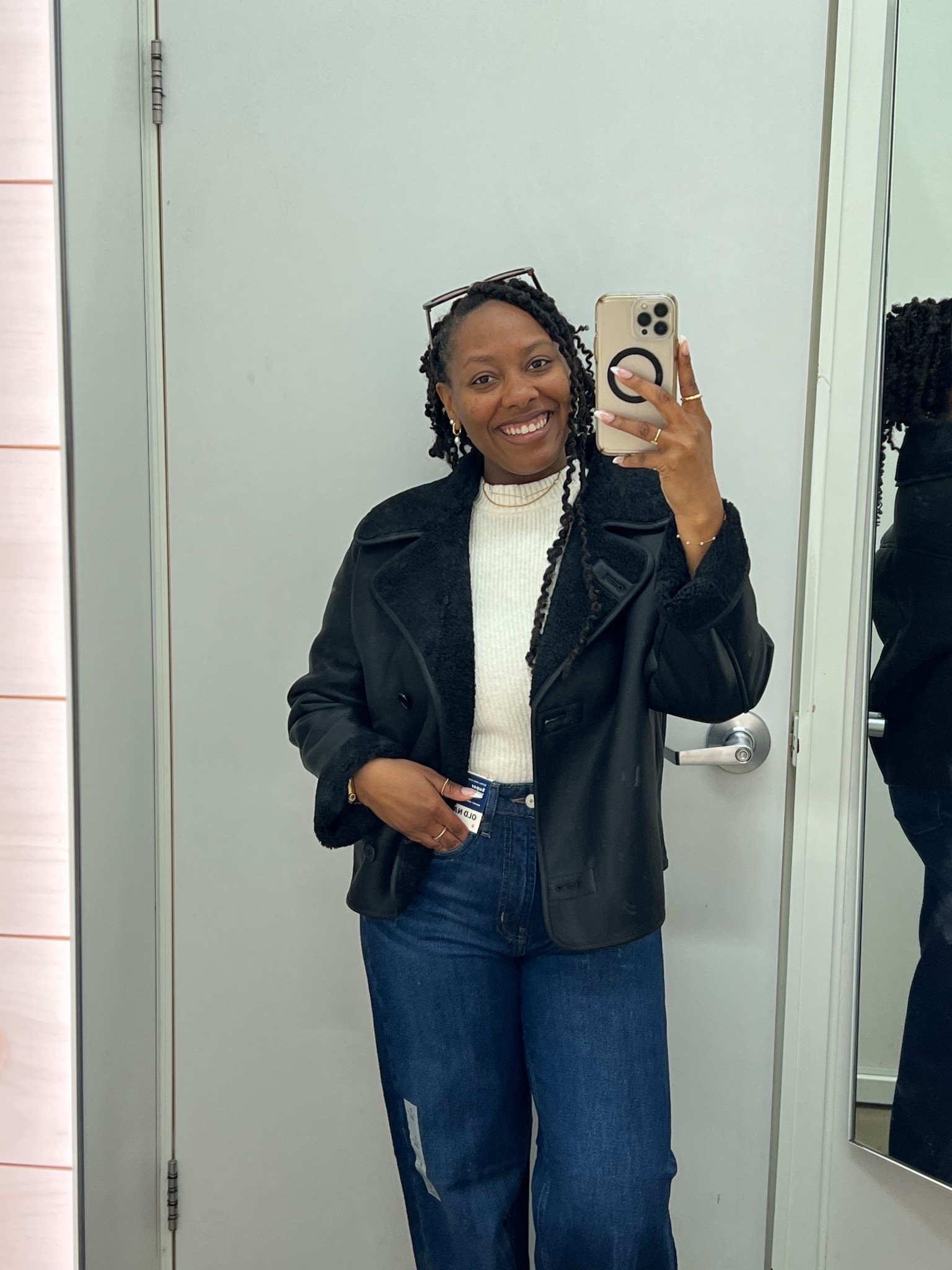 This jacket?! LOVE 🫶🏽

#LTKootd #LTKPetite