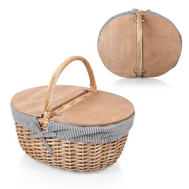 PICNIC TIME Country Picnic Basket | Walmart (US)