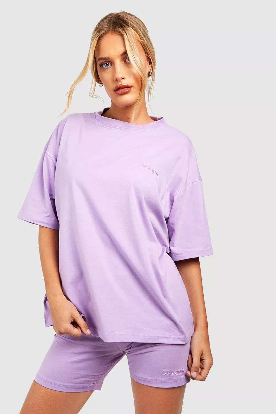 Oversized T-Shirt En Fietsbroekje Set | Boohoo.com (NL)