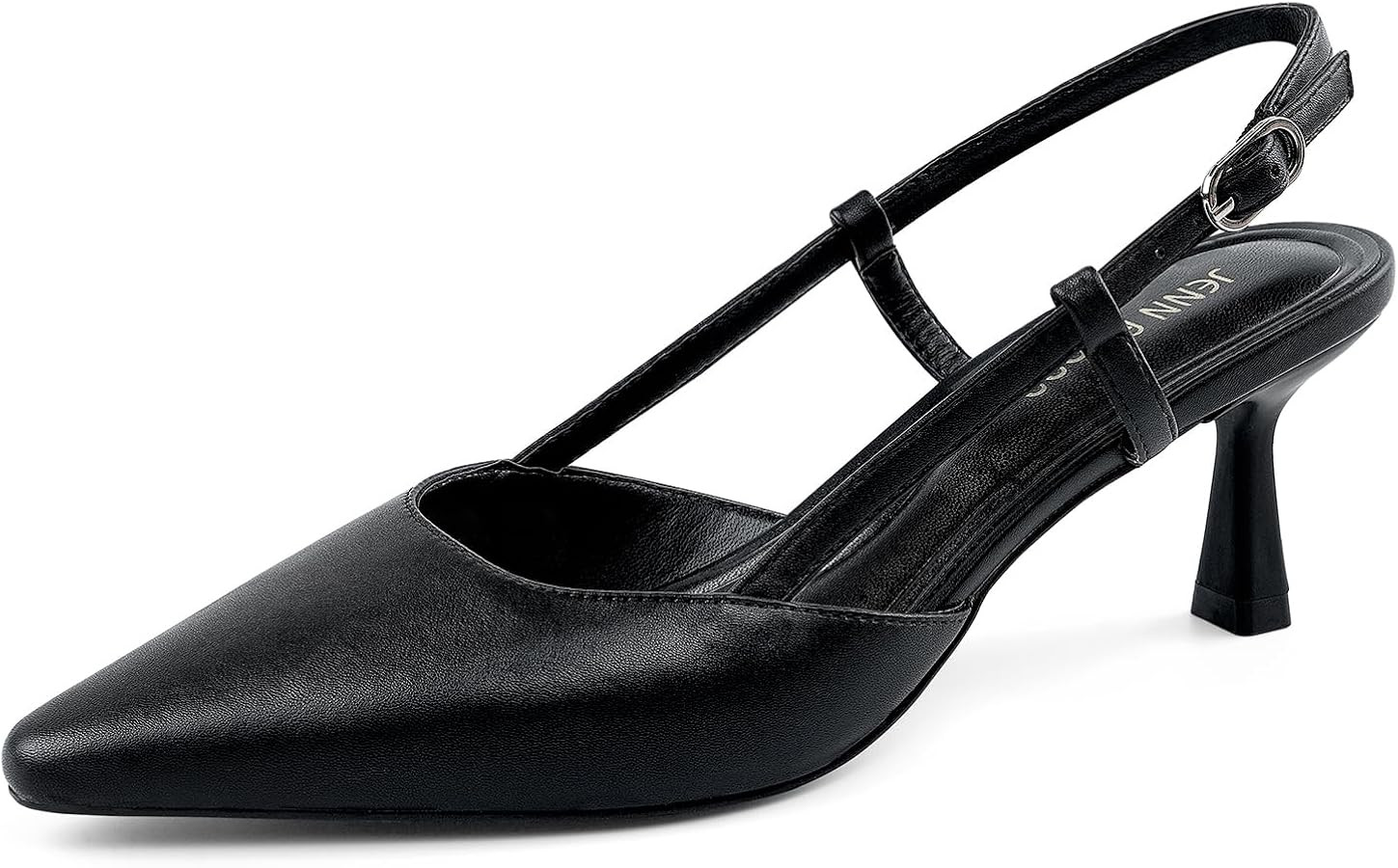 JENN ARDOR Women's Slingback Kitten Heel Closed Pointed Toe Dress Pumps Shoes for Women Comfortab... | Amazon (US)