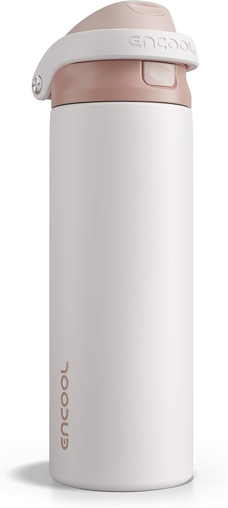 Encool SwiftSip Insulated Stainless Steel Water Bottle with Straw - Leak Proof Sports Water Bottl... | Amazon (US)
