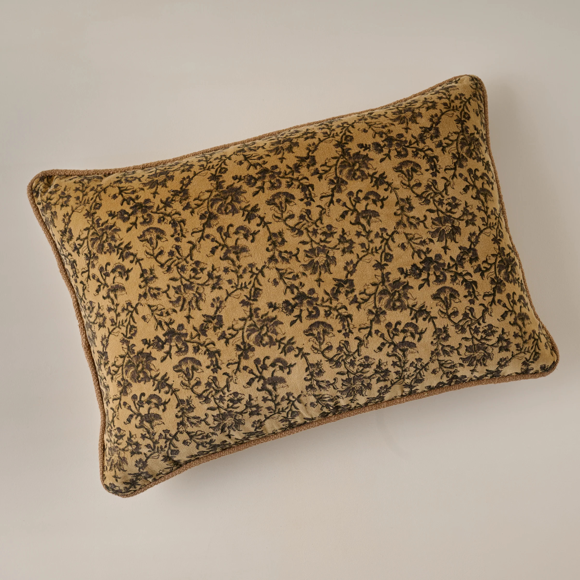 Velvet Amber Vines Lumbar Pillow | Magnolia