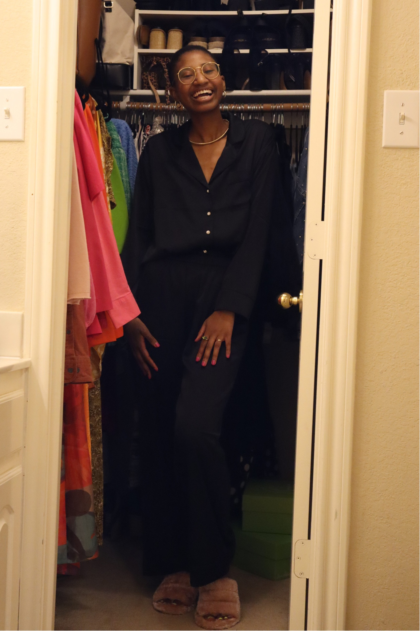 the black satin pajama set that I have been living in for the last three weeks—you can’t go wrong with any of these picks! loving wearing pajamas around the house as loungewear too!

#LTKunder50 #LTKstyletip