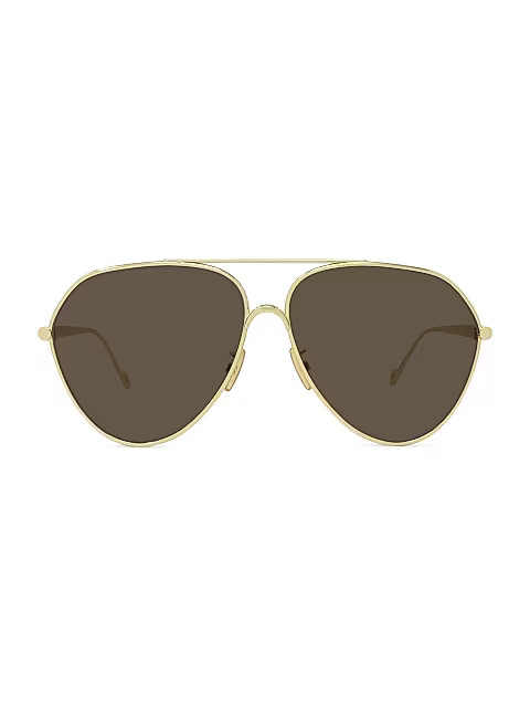 64MM Pilot Sunglasses | Saks Fifth Avenue