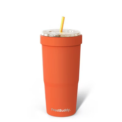 FrostBuddy To-Go Buddy Insulated Cup Holder | Fits All Sizes of Hot & Cold To-Go Cups | 32oz Stainless Steel Tumbler  Orange | Target