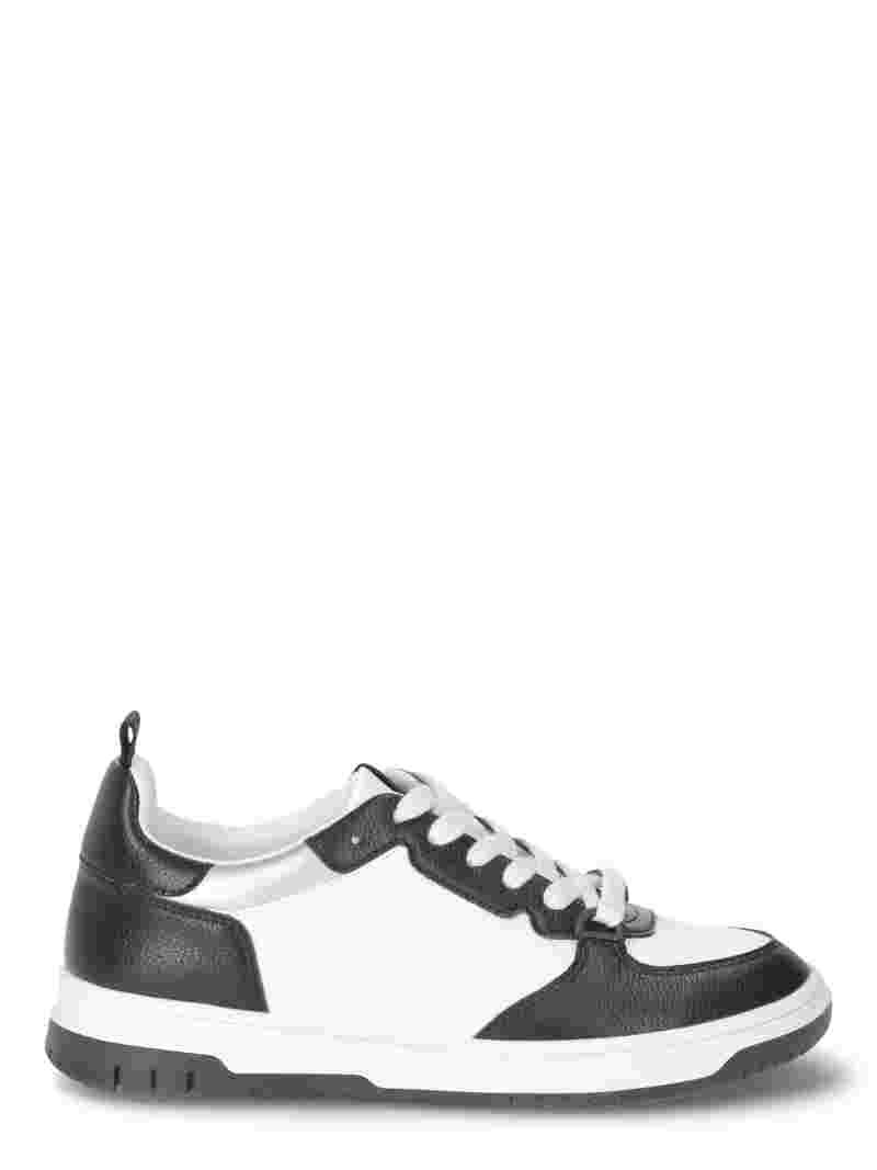 No Boundaries Women’s Lace Up Court Sneakers | Walmart (US)