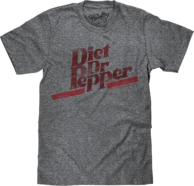 Tee Luv Faded Diet Dr Pepper Shirt | Amazon (US)