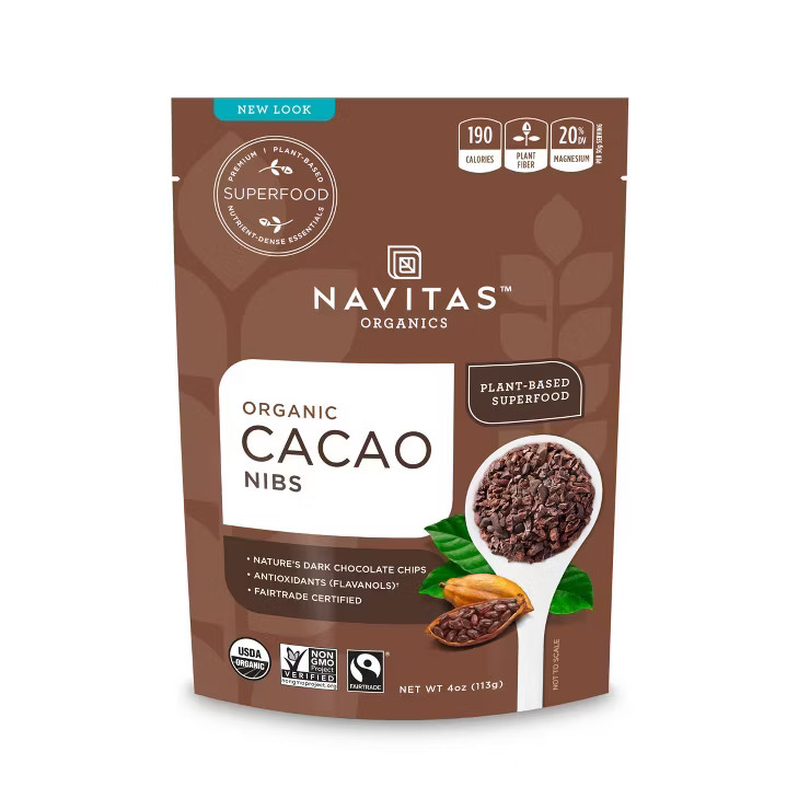 Navitas Organics Vegan Cacao Nibs - 4oz | Target