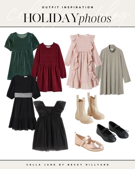 Holiday photo outfit inspiration for the fam! Here are some styles for sister. 

#LTKkids #LTKstyletip #LTKSeasonal