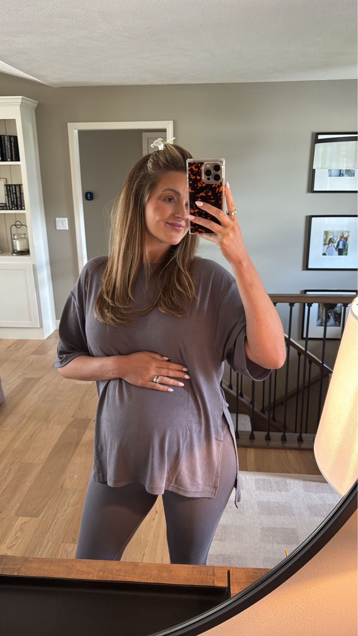 The perfect pregnancy, postpartum, or just casual set! I’m wearing a M. Just code JOSIE15 for 15% off!