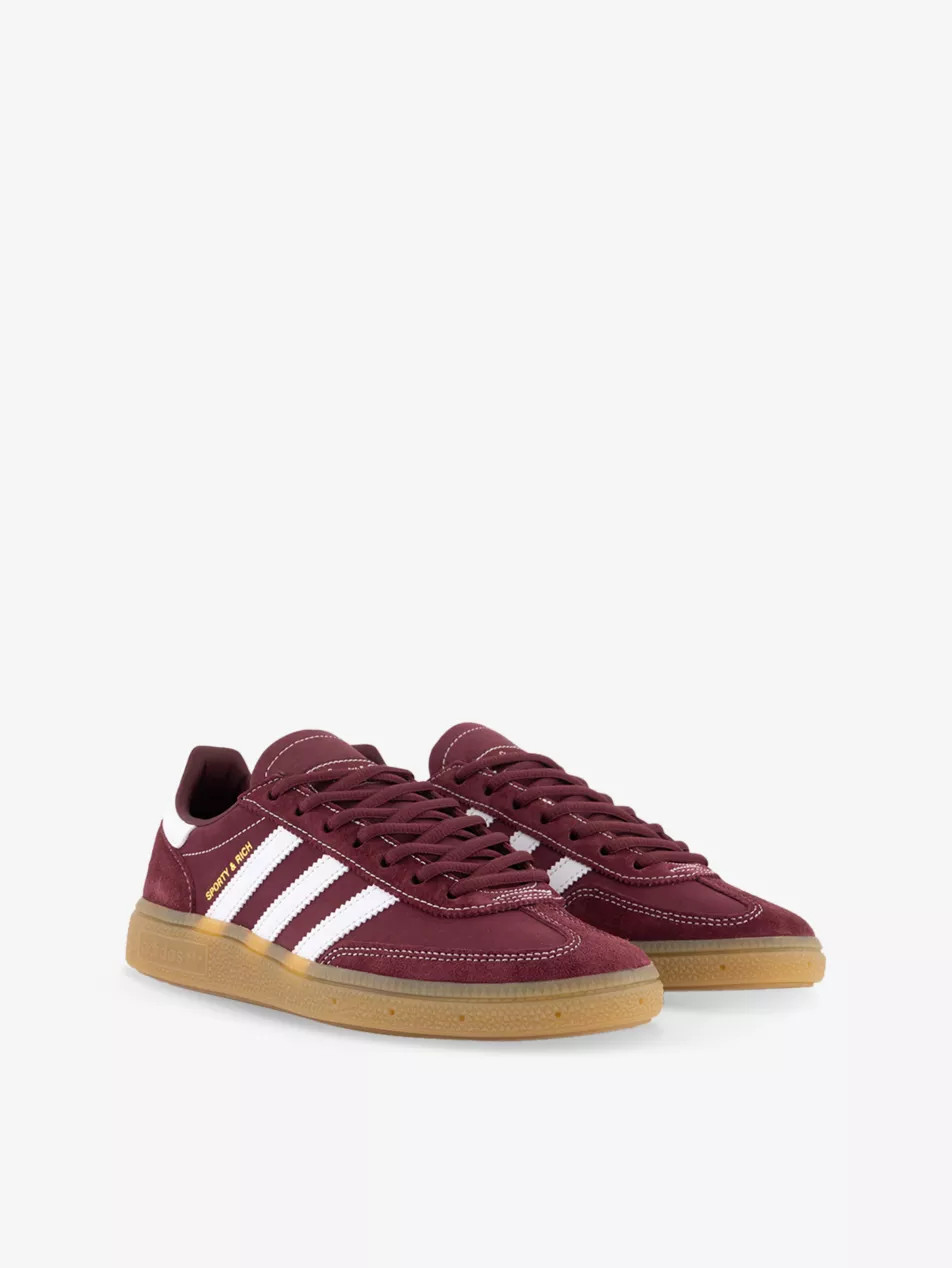 Handball Spezial x Sporty & Rich Suede Low-Top Trainers | Selfridges