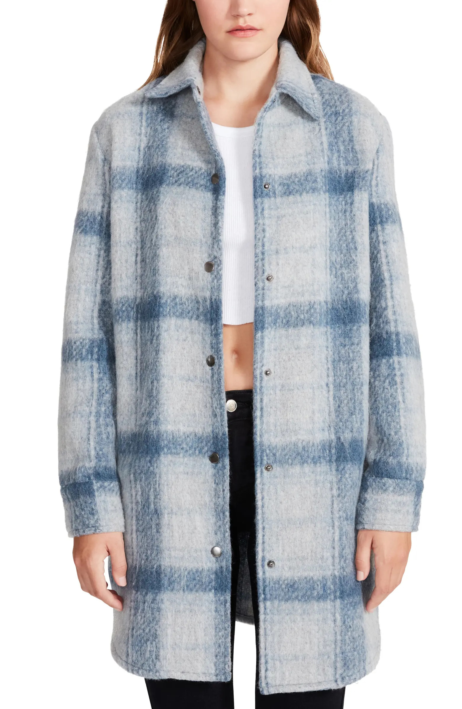 BB Dakota by Steve Madden Keep it Classic Plaid Shacket | Nordstrom | Nordstrom