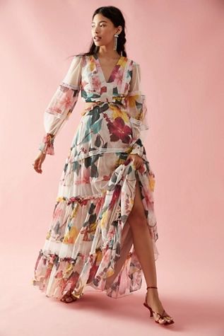 PatBO Hibiscus Lace Maxi Dress | Free People (Global - UK&FR Excluded)