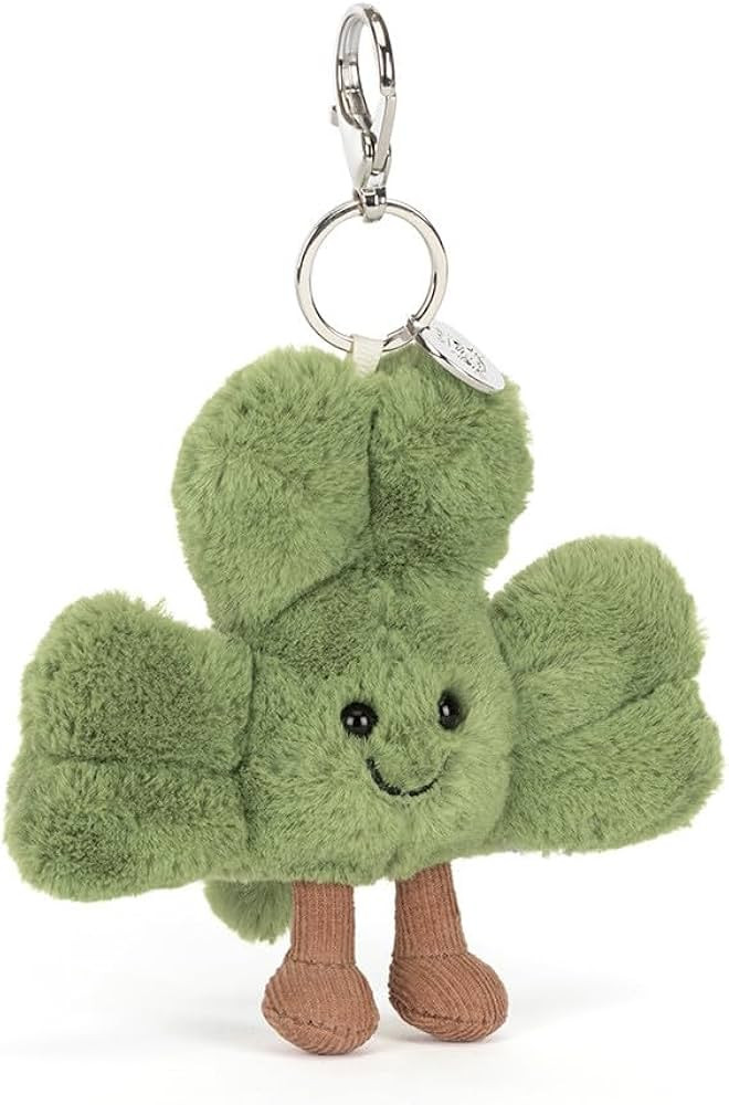 Jellycat Amuseables Siofra Shamrock Bag Charm - Jellycat Spring Collection 2026 Exclusive | Amazon (US)