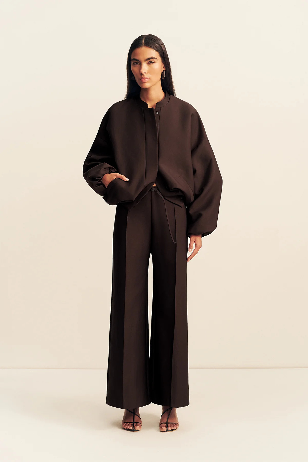 Otis Bomber Jacket | Ristretto | Outerwear | Shona Joy | Shona Joy