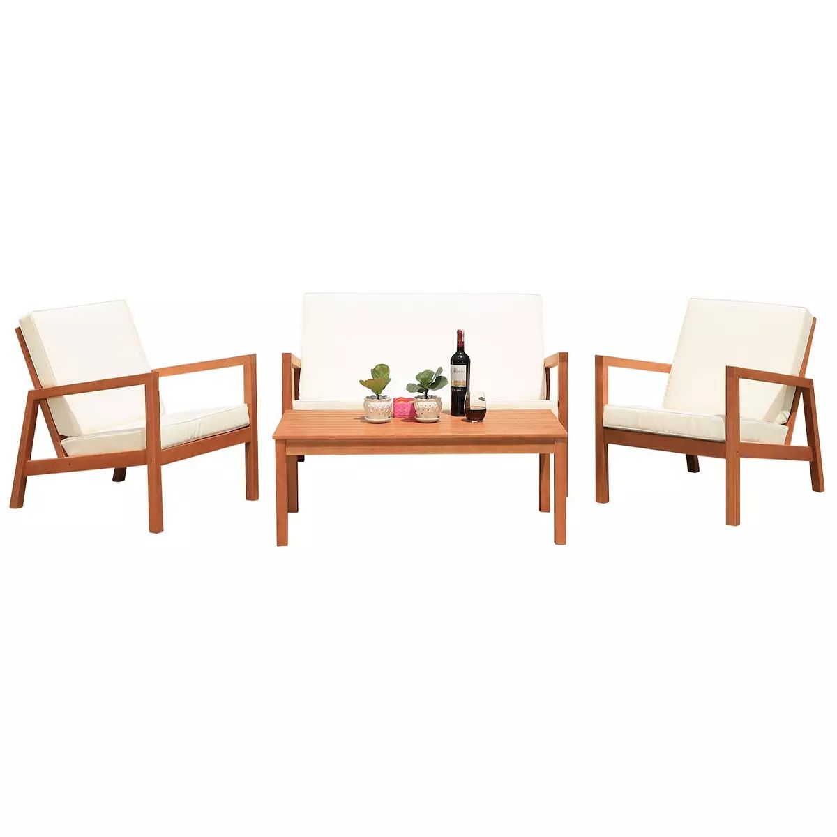 Safavieh Larence Loveseat, Chair, Coffee Table 4-piece Set | Kohl's