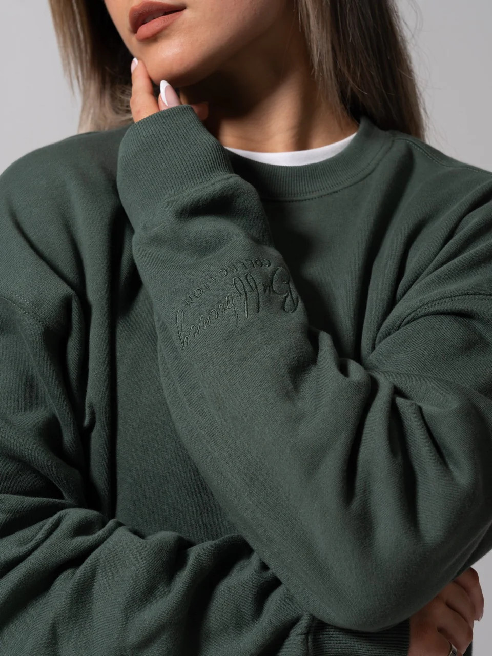 Threads Crew Pullover - Limon Pepino | Buffbunny Collection