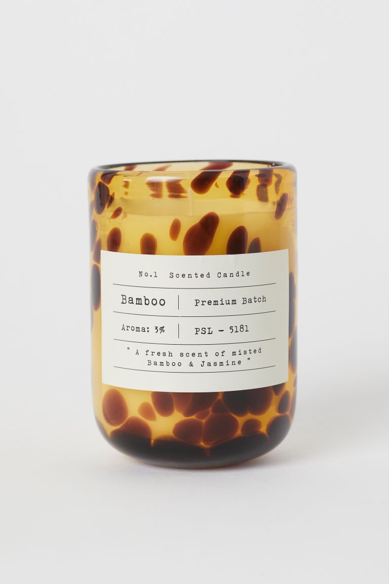 H & M - Scented Candle in Glass Holder - Orange | H&M (US + CA)