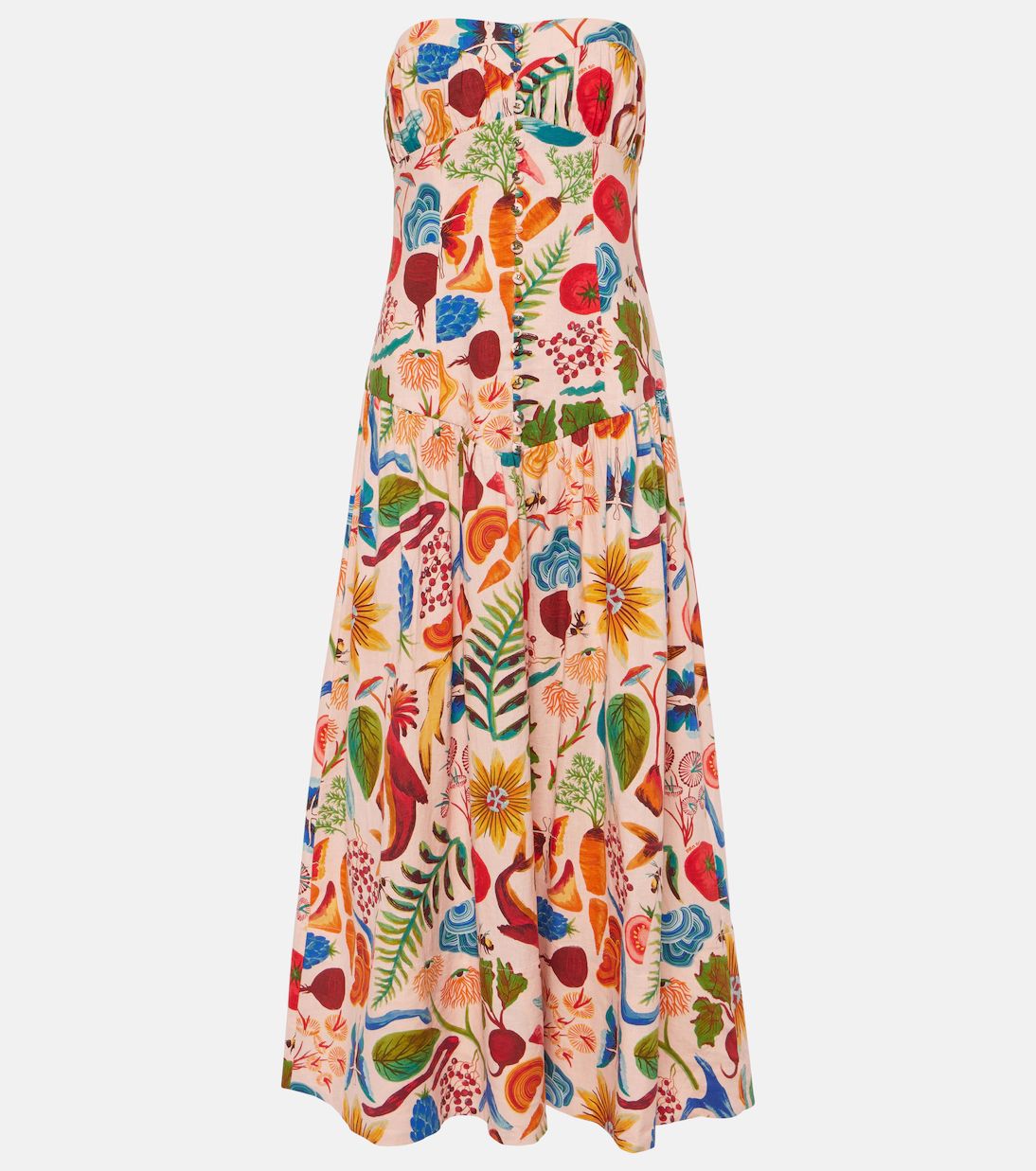 Bright Farm linen-blend maxi dress | Mytheresa (US/CA)