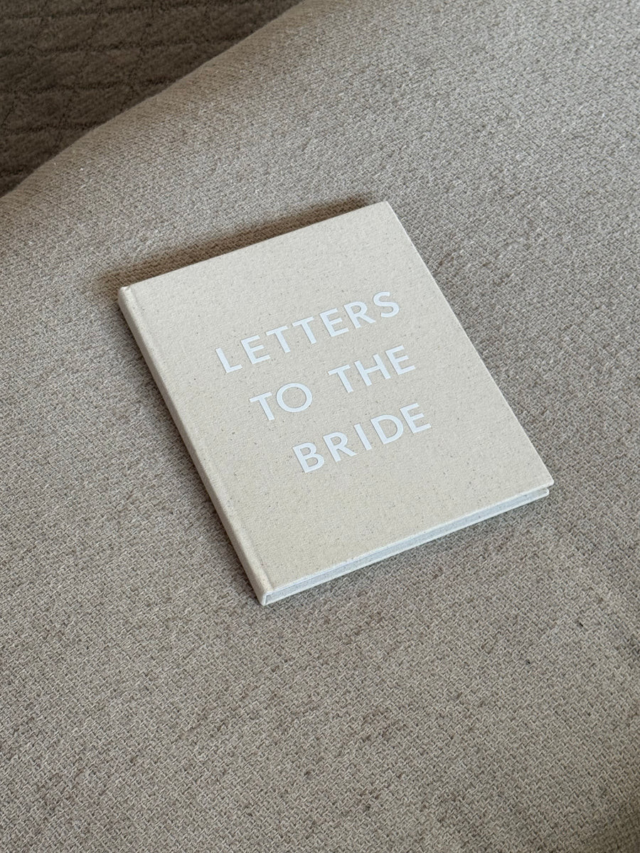 Letters to the Bride Book in Classic Linen | The Ceremony Club