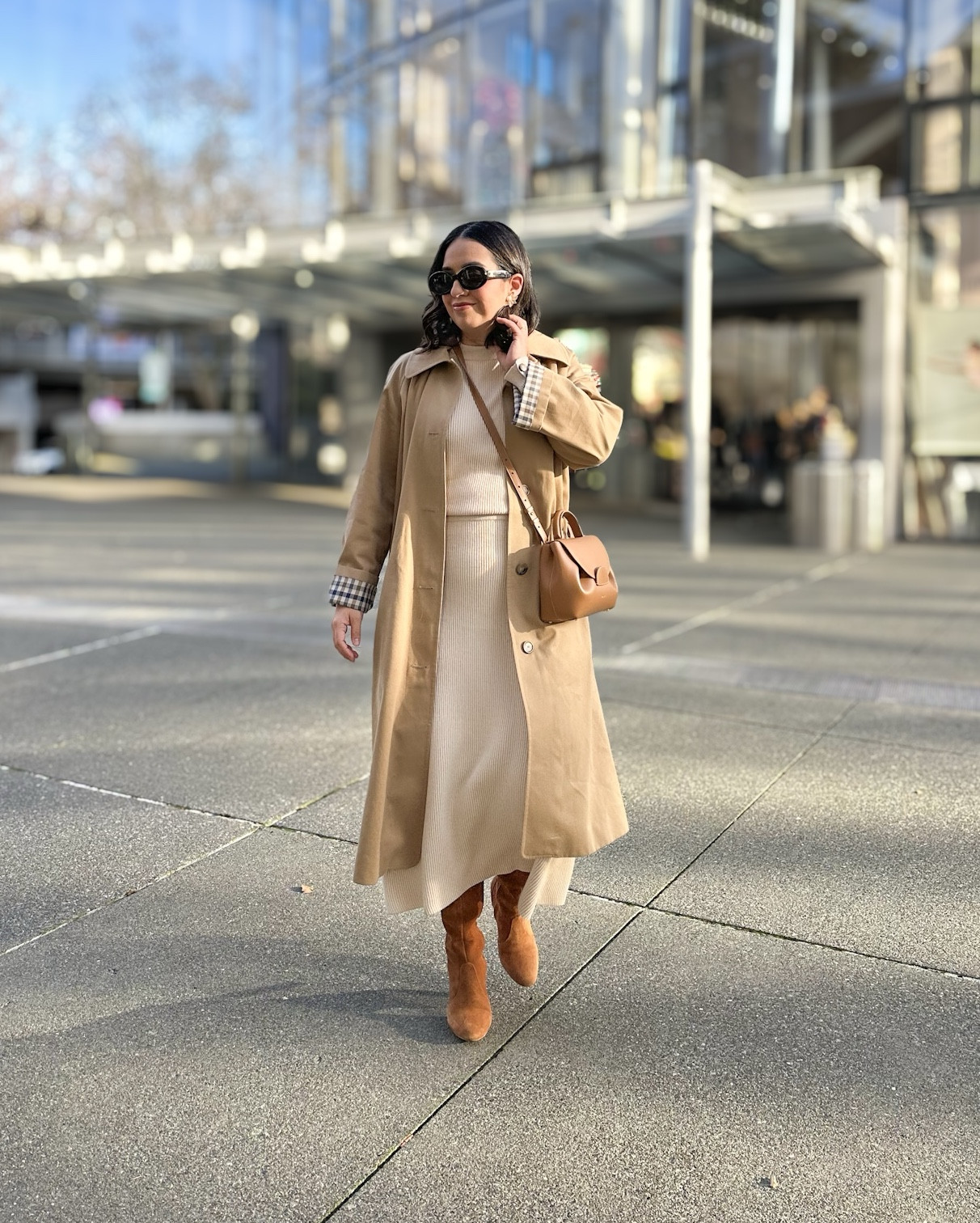 • Top is size S for my usual 36/4US (true to size) it is slightly cropped 
• midi skirt is size L (I sized up for more comfort) 
• trench coat is size 34/2US (I sized down one size) if you are not petite like me then choose your usual size. 


#LTKStyleTip #LTKSeasonal #LTKU