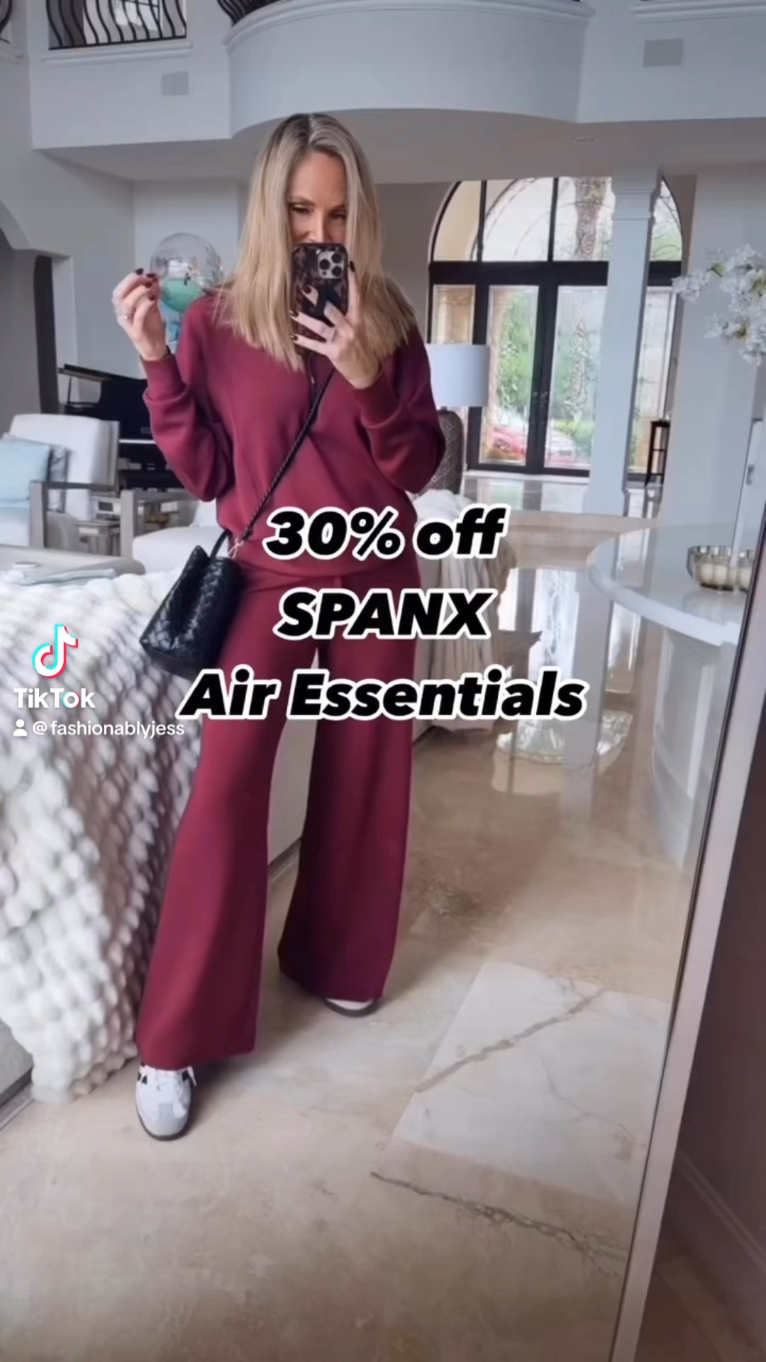 Cozy spanks air essential set last day to get on sale for 30% off plus an extra 10% off with code extra10🎁🎁🎁 the ultimate gift for her. This is my go to travel outfit so often and cozy and lightweight.

#LTKCyberWeek #LTKGiftGuide #LTKOver40