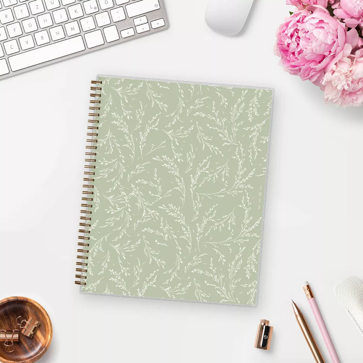 BlueSky 2025 Green Earth Sustainability Weekly/Monthly Planner 11.14"x10.51" Wirebound Reagan Sag... | Target