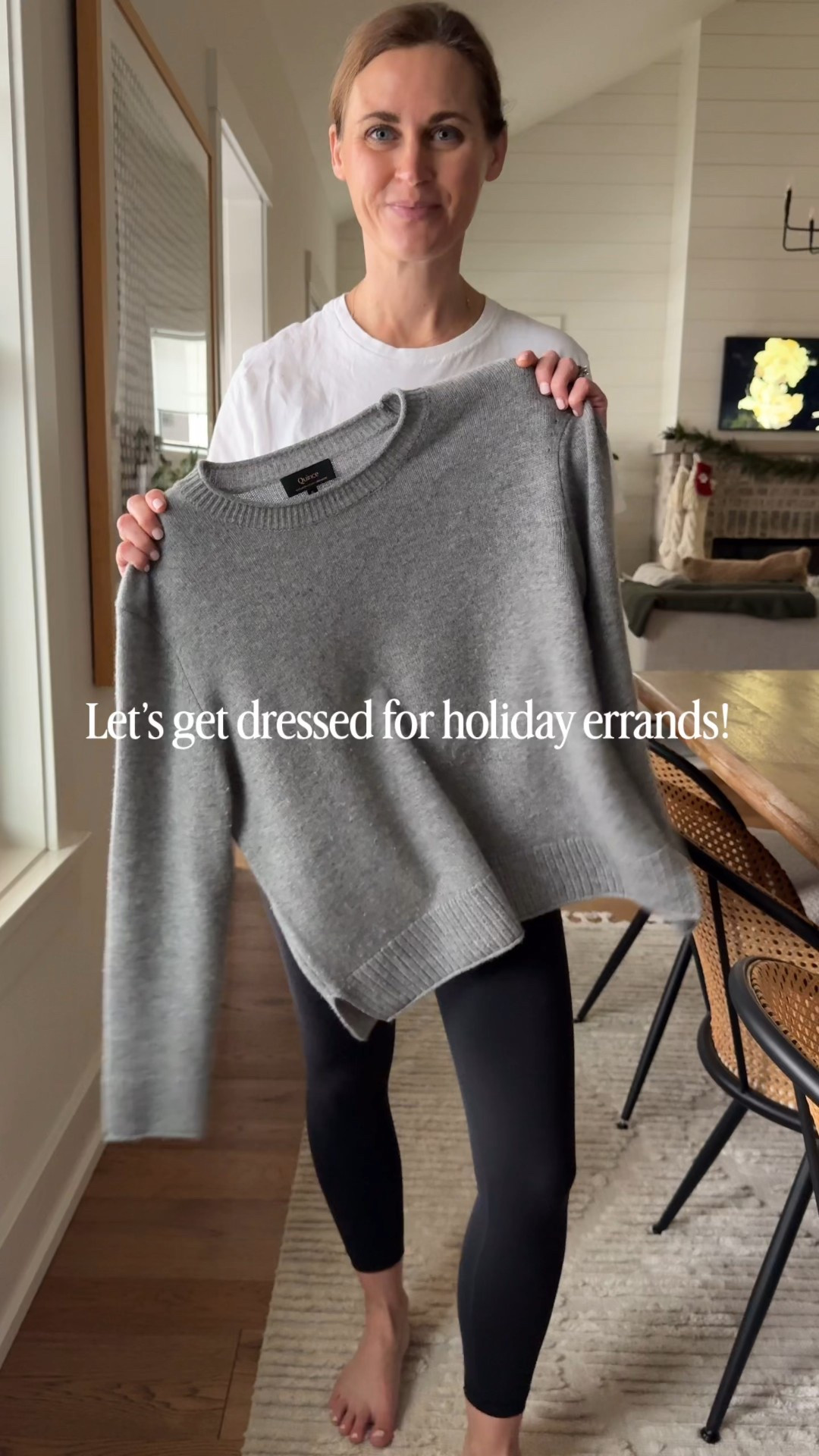 Coat size XS
Sweater size small
@onequince #QuincePartner


#LTKHoliday #LTKdayinmylife #LTKootd