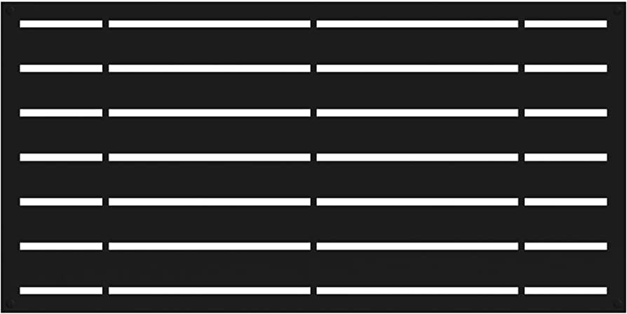 Barrette Outdoor Living 73030581 Boardwalk Decorative Screen Panel, Black | Amazon (US)