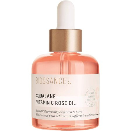 Bio-ssance Squalane and VitaM-In C Rose Oil. Facial Oil to Visibly Brighten Hydrate Firm and Reveal Radiant Skin 1.0 ounces | Walmart (US)