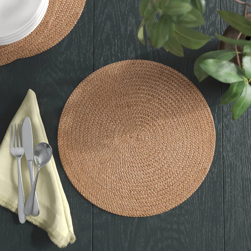 Khaja Jute/Rattan Round Placemat | Wayfair North America