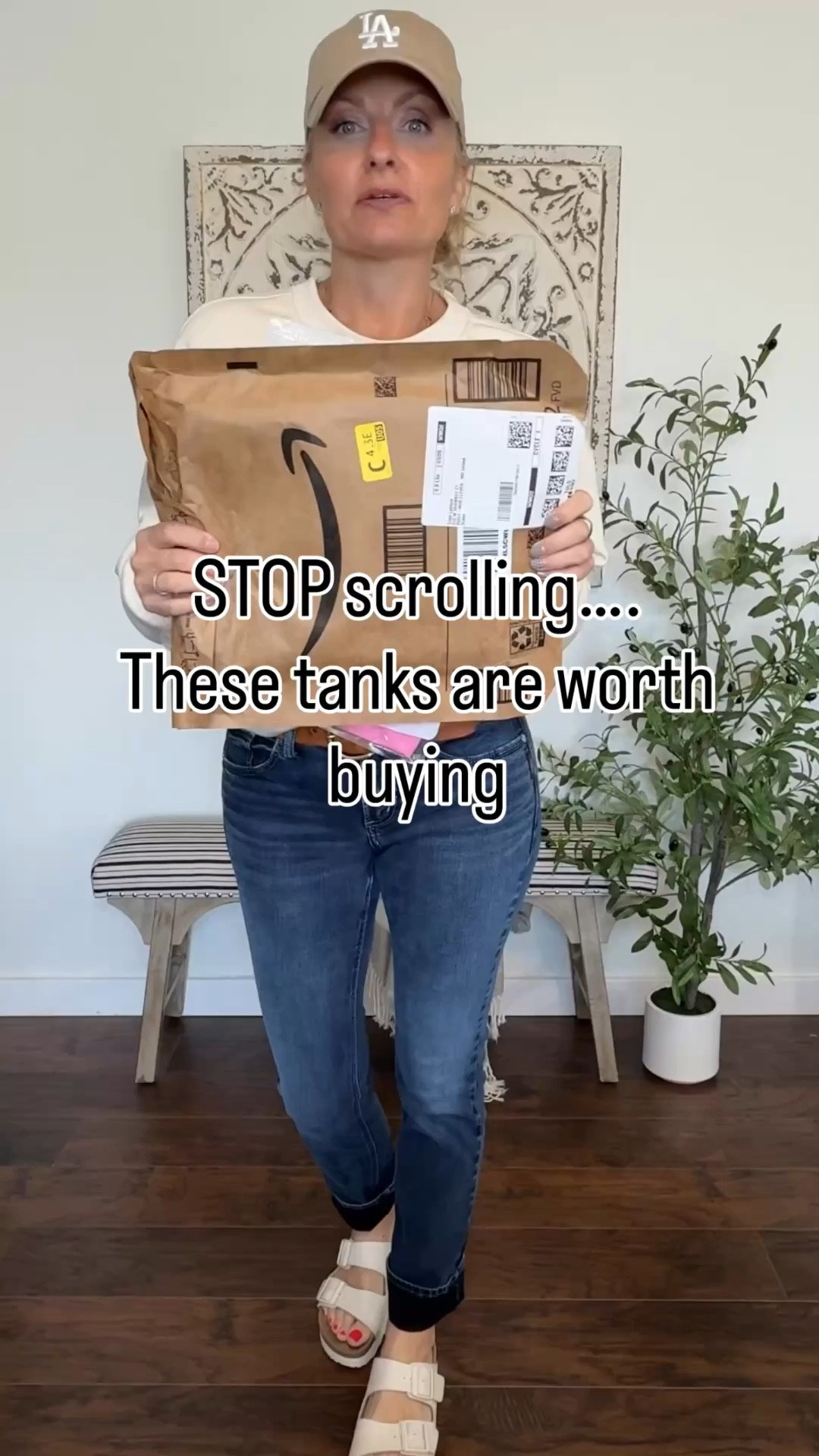 STOP wasting time guessing on Amazon tank tops… these are the ones that actually work.
If you’ve ever ordered a tank and it didn’t fit right, felt cheap, or just didn’t flatter—this will save you.
✔️ The pink tank is that easy everyday piece you’ll keep grabbing. The stitching detail gives it shape without clinging. (Wearing size small)
✔️ The leopard tank adds instant interest to any outfit—no extra effort needed. I would size up in this one. The buttons, neckline, and length all lay really well.
✔️ The blue-gray tank feels a little more elevated with the contrast detail and gives your shoulders a really flattering shape. Size up in this one too.
These are the kind of tanks that make getting dressed feel simple… and actually look good on.
Check out my bio for storefronts to shop all of them and save time 🤍

Fit Reference: 5’4” • 130 lbs
Pink Tank: Size Small — Amazon
Leopard Tank: Size Small (size up recommended) — Amazon
Blue-Gray Tank: Size Small (size up recommended) — Amazon

#amazonfashionfinds #over40style #momstylemadeeasy #summerbasics #easyoutfits

amazon tank tops, flattering tank tops for women, summer basics amazon, casual mom outfits, everyday outfit staples

#LTKOver40 #LTKSeasonal #LTKPetite